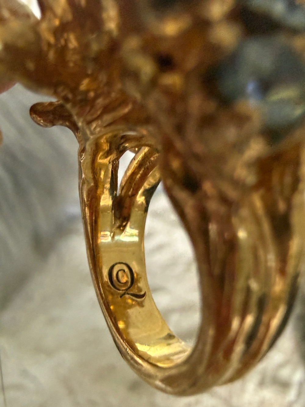 Alexander McQueen Crystal Cocktail Ring - Picture 8 of 10
